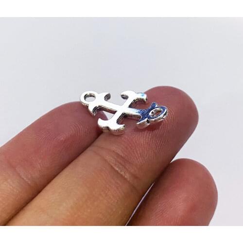 30pcs 13x23mm Cross Connector Charms Tibetan Silver Color Pendant Fit For DIY Bracelet Jewelry Making Accessories Crafts