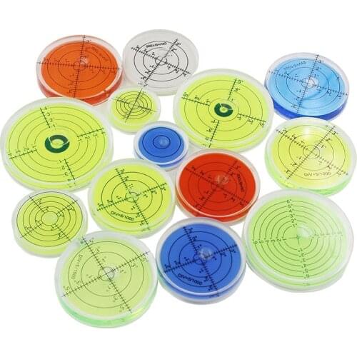 Brand New Acrylic Round Large Universal Spirit Level Plastic Disc Level Bubble Bead