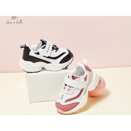 DBY18509 Dave Bella autumn baby unisex fashion patchwork shoes new born boys girls casual shoes