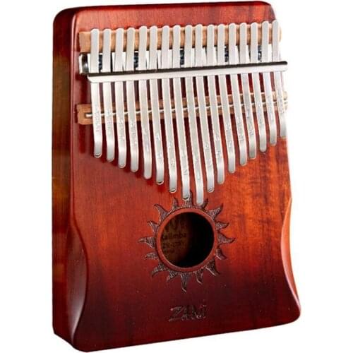 ZANi Kalimba Thumb Piano 17 Keys Finger Portable Mbira Sanza with Sticker Tuning Hammer Gift for Kids Adults Beginners