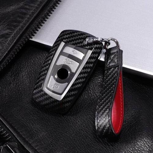 PC carbon fiber Full protective Car key cover key shell case For BMW 1 2 3 5 7 F10 F20 F30 Z4 X1 X3 X4 M1 M2 M3 E90