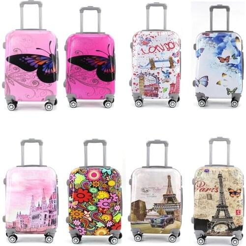 Rigid 55cm printed cabin case