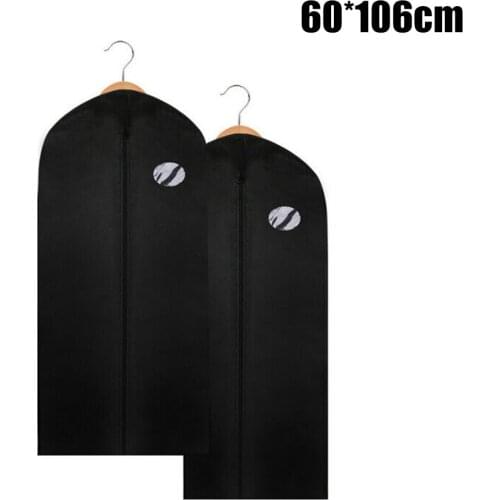 2x Garment Bag Garment Cover Garment Cover Shirt Suit Cover Suit Storage Bag 100% Brand New And High Quality
