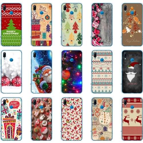 301DD Snow Christmas Ball new Year gift Soft Silicone Cover for Huawei P9 P10 P20 P30 Lite mate 10 20 PRO lite p smart 2019 case