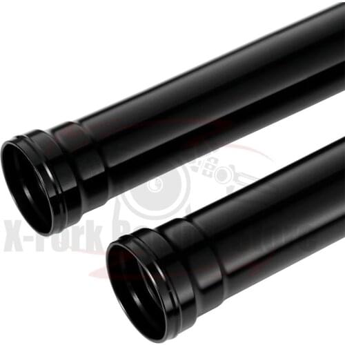 Black Front Fork Outer Tubes Pipes For BMW HP4 2011-2014 R nineT 1200 2015 S1000R 2013-2016 S1000RR 2008-2018 12 15 16 17 490mm