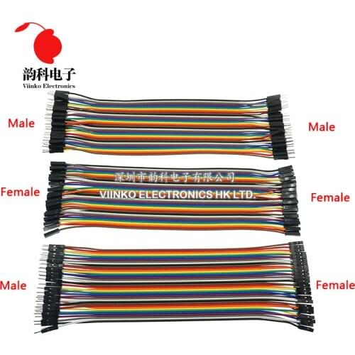 Dupont Line 10CM 20CM 30CM Male to Male + Female to Male + Female to Female Jumper Wire Dupont Cable for arduino DIY KIT