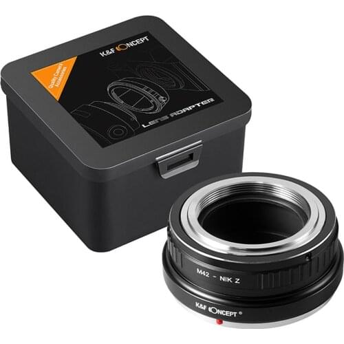 New K&F Concept adapter for M42 mount lens to Nikon Z6 Z7 Z50 camera free shipping