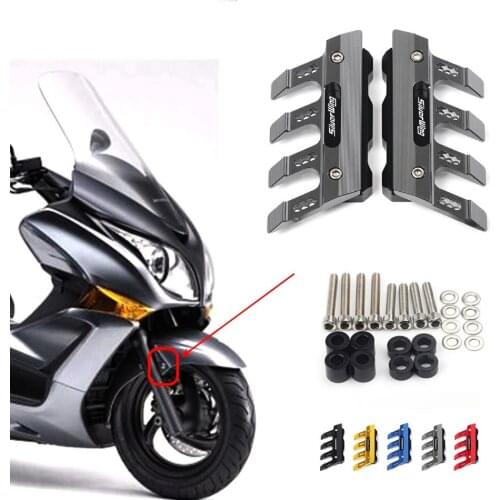 For HONDA Silver Wing GT400 GT600 Motorcycle CNC Accessories Mudguard Side Protection Block Front Fender Anti-Fall Slider