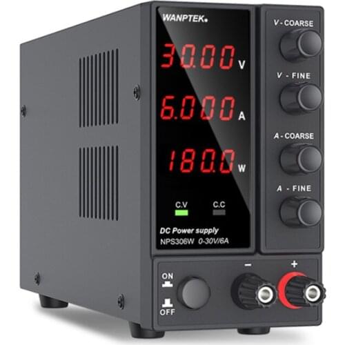 NPS306W 605W 3010W 1203W Adjustable Mini Digital DC Switching Power Supply With Power Display 30V 6A 5A 60V 120V 1A 220V