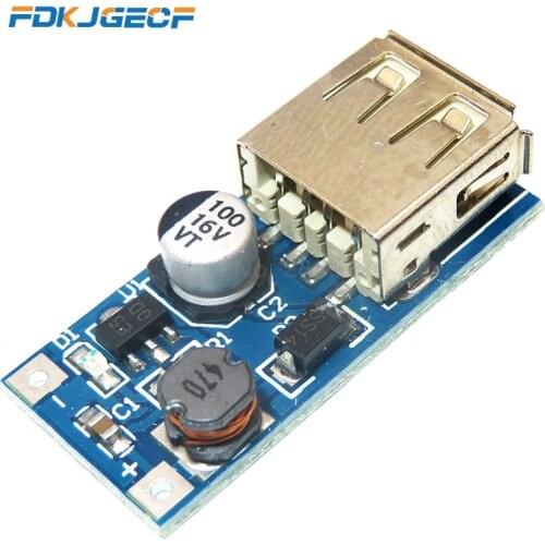 DC DC 0.9V-5V to 5V 600MA Power Bank Charger Step Up Boost Converter Supply Voltage Module USB Output Charging Circuit Board