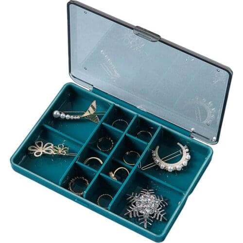 Practical Organizer box Multilayer Compartment Plastic Storage Box Makeup Organizer Jewelry Bead Holder Case Display Contain