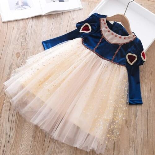 Thunderers Kids Girl Princess Dress roupas Autumn Elsa Costumes 3-7 Years Childrens Clothing vestidos Winter Girls Clothes