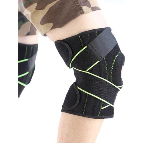 Outdoor Knee Brace Support Knee Pad wear-resistant breathable with Side Stabilizers Patella Gel Pads for Knee Support 1 pcs