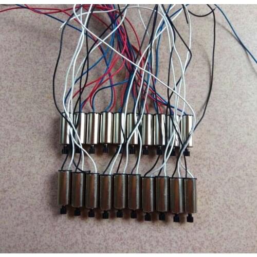 100pcs Visuo xs809s Xs809hw XS816 motor Rc Drone Quadrocopter Motors Spare Parts Engines Accessories