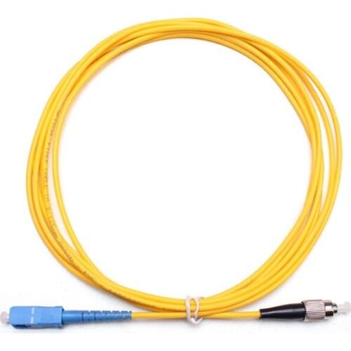 2KG Fiber Optic patch cord single mode simplex SC FC UPC Optical jumper cable sm sx 1 3 5 10 20 100m meters Ftth Free Shipping