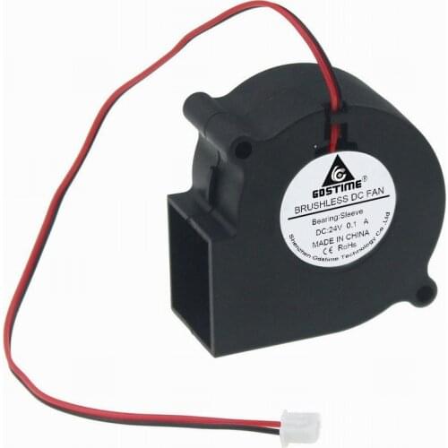 2 Pieses Gdstime 6cm 60mm x 28mm 6028 24V DC Exhaust Brushless Blower Turbo Cooling Fan 60x28mm