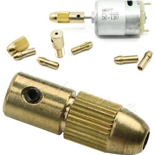 7Pcs Electric Drill Bit Collet 0.5-3mm Micro Twist Drill Chuck Set Tool New-Y103