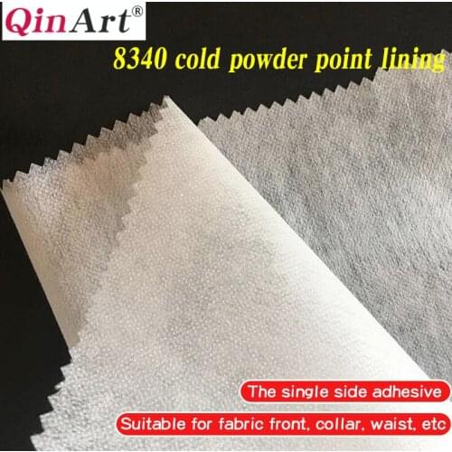 8340 double point non-woven lining hot lining adhesive lining cold powder point lining single side with adhesive
