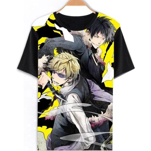 Anime Durarara Young Men And Women Round Neck Printed Short-Sleeved T-Shirt