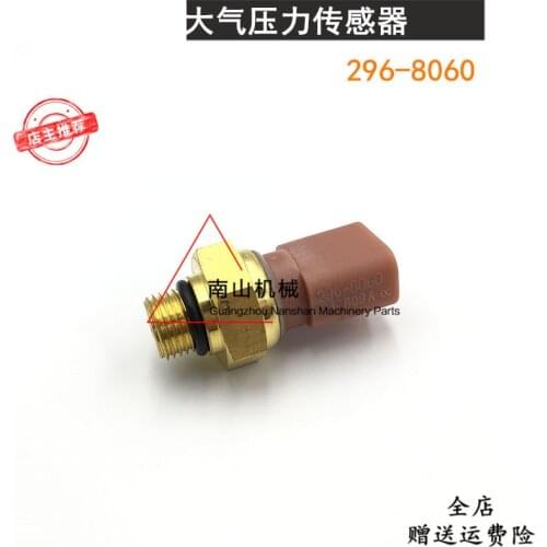 Free shipping 330D 336D 345D inlet air pressure sensor C9 engine 296-8060 excavator accessories