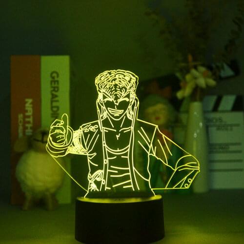 Danganronpa Mondo Owada 3D Night Light Childrens Gift Night Company Bedside Game Character DIY LED Sensor Light Home Decoration