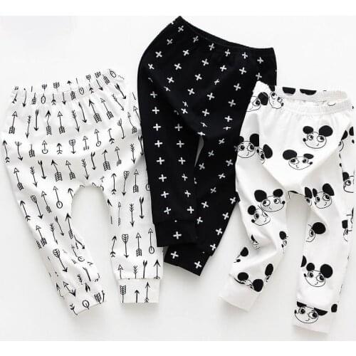 3pieces/lot Baby Pants Soft Cotton Baby Boys Girls PP Pants 0-24M For Spring&Summer Baby Harem Pants Newborn Girl Boy Clothing