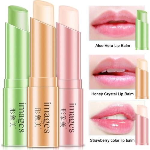 Image Aloe Vera Moisturizing Lip Balm Moisturizing Anti-Drying Desalination Repair Skin Protect Lip Balm Makeup Lipstick Gloss