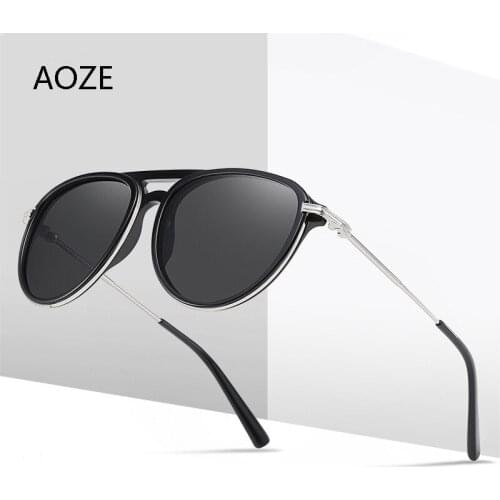 2020 fashion pilot sunglasses men Polarized classic brand designe high quality Outdoor driving Anti-glare oculos de sol UV400
