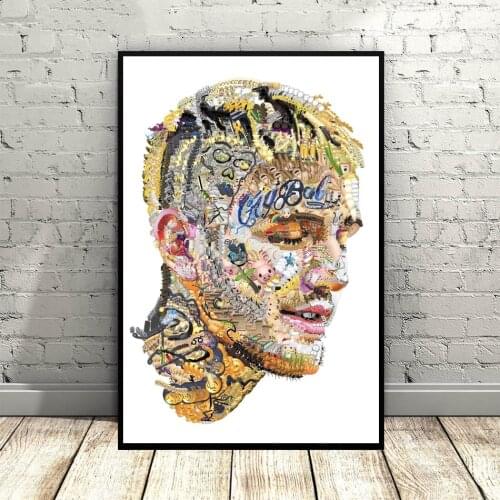 Modular Home Decor Prints Canvas Wall Art Pictures Hip Hop Rapper Lil Peep Painting Nordic Simple Poster For Bedside Background