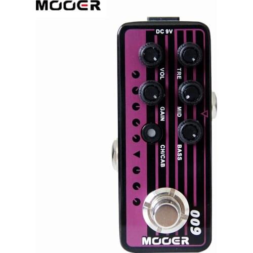 Mooer 009 Blacknight Delay and reverb effect with tap tempo effect pedal Independent 3 band EQ and A/B footswitch