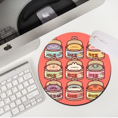 MRGLZY Drop Shipping Hot Sale Mouse Pad Cartoon PC Gaming Accessories Pink Cute Small MousePad Rugs 20X20/22X22CM Rubber DeskMat