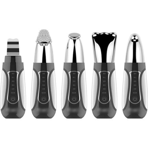 Mychway Ultrasonic Facial Skin Scrubber Cleaner Acne Blackhead Remover Peeling Shovel Cleaner Facial Massager Skin Care