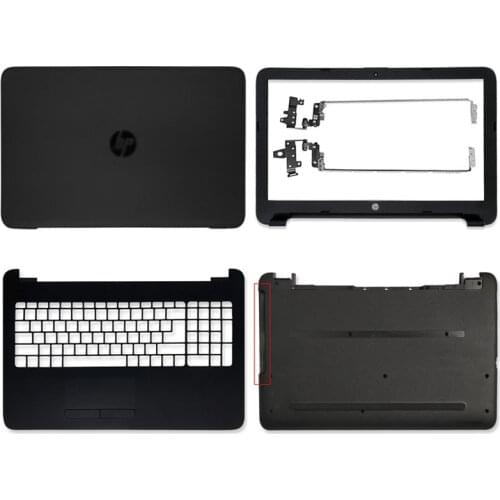 New For HP 250 255 256 G4 15-AC 15-AF 15-AY 15Q-AJ TPN-C125 C126 Laptop LCD Back Cover/ Front Bezel/Hinges /Palmrest/Bottom Case