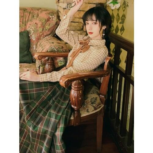 2020 new fashion womens clothing Full Turn-down Collar two piece set women