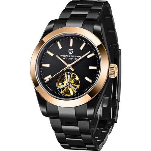 PAGANI DESIGN PD-1658 Watch Mens Mechanical Watch Stainless Steel Waterproof Fashion Tide Tourbillon Mens Watch