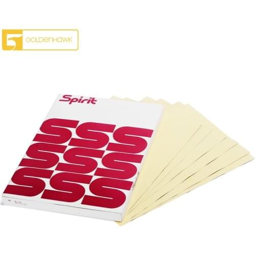 GOLDENHAWK 100Pcs Transfer Tattoo Paper Accessories Tattoo Stencils Copier Carbon Thermal Paper Leaves For Machine A4 Paper Size