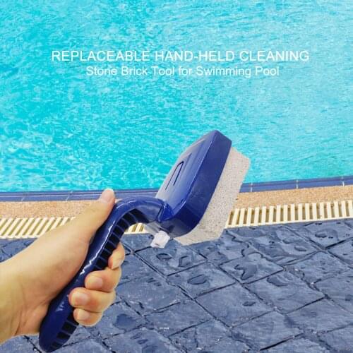 Hand-Held Cleaning Stone Lightweight Swimming Pool Brick Replacement Pool Cleaning Stone Brick Reusable Spa Sink Cleaner Tools