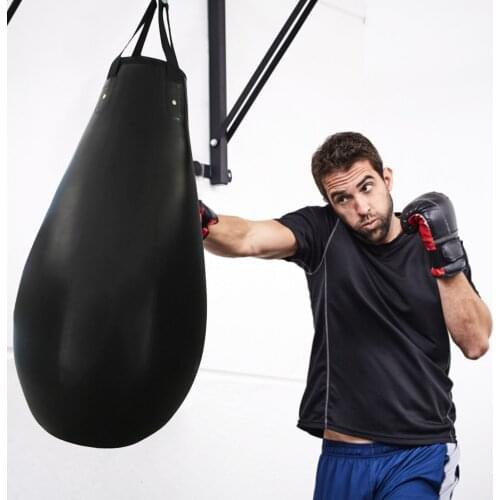 Fitness Heavy Punching Bag PU Leather Kickboxing Bag MMA Muay Thai Boxing Training Tumbler Hanging Sandbag For Fitness Equipment