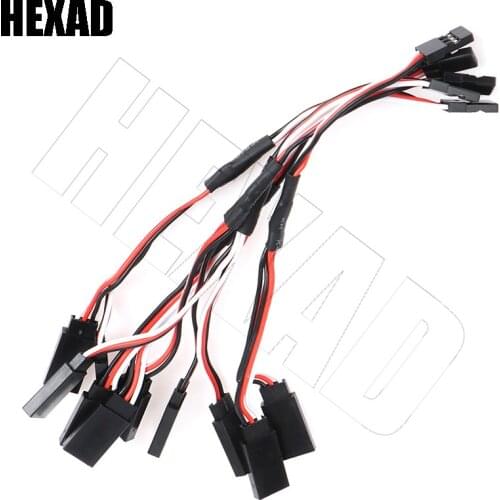 100mm RC Servo Y Extension Wire Cable Dupont Line Futaba Plug For RC Models Car Boat Drone Airplane Helicopter