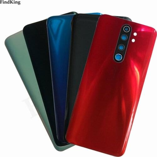 New High Quality Back Cover For Xiaomi Redmi Note 8 Pro Battery Cover Rear Glass Battery Door Housing Case Cover With Lens