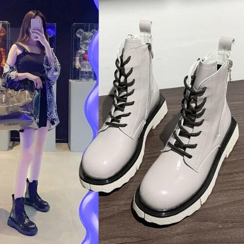 Winter Boots Women Genuine Leather Ankle Ladies Point Toe Short Boots Slip on Zipper Shoes 2021 NEW Black Woman Thick Heel Boots
