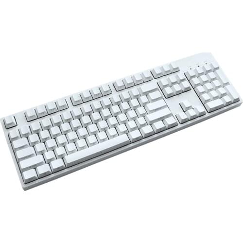 108 Keys Cherry Profile Double Shot Keycaps Shine Through Backlit PBT Key Caps Top Side Printed For ANSI Layout Mech Keeb