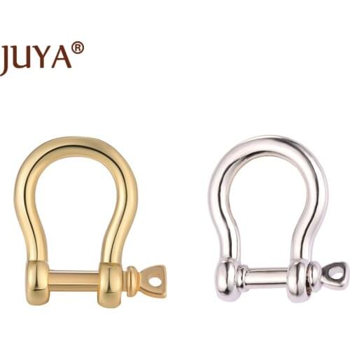 17mm*13mm Copper Fastener Clasps Jewellery Findings Gold-Plated Clasp DIY Jewelry Handicraft Necklace Accessories Supplies