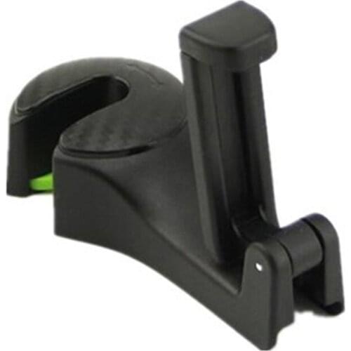 2 Pcs Car Headrest Back Seat Hook Phone/Bag Mount Holder portable djustable ABS