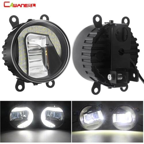2in1 Fog Light Assembly Car LED Fog Daytime Running Light For Mitsubishi Outlander Pajero Colt L200 Galant Eclipse RVR Endeavor
