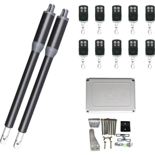 200KG Automatic Gate Opener Drive with Remote Control for Swing Gate Garage Electric Swing Door Operator Motor Access Control