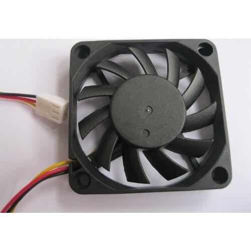4 pcs Brushless DC Cooling Fan 11 Blade 12V 6010s 60x60x10mm 3 Wires