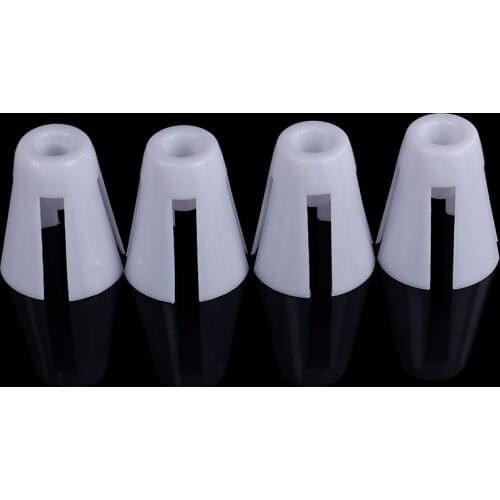 4pcs/Set Thread Spool Cone Holder Overlocker Serger Sewing Durable Plastic White Sewing Accessories 3.2cm X 3.8cm