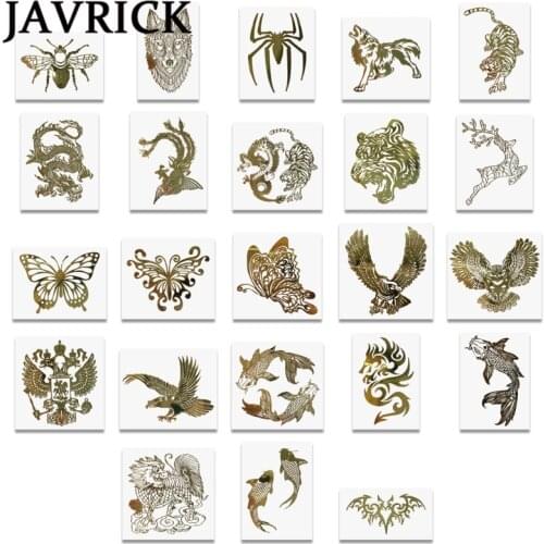 5 Sheets Metal Stickers Epoxy Resin Mold Fillings Jewelry Making Material Filler DIY Art Crafts Decor