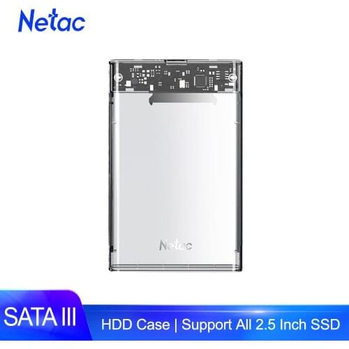 Netac SDD Case 2.5 Inch 5Gbps SATA to USB 3.0 2TB HDD Enclosure SSD Hard Drive Case Support UASP HD External HDD Case Box